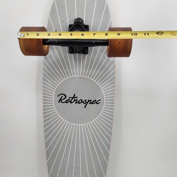 Retrospec Zed Pewter Pointe Top Mount Bamboo Kicktail Longboard Skateboard 44 in - Picture 14 of 16